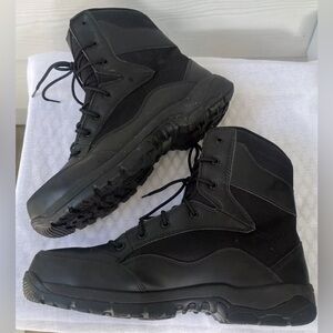 Interceptor Tactical Men's Boots Black Steel Toe Slip and Oil Resistant Size 13